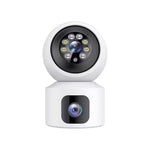Caméra de Surveillance 360° à Double Objectif – Sécurité Totale à Portée de Main.