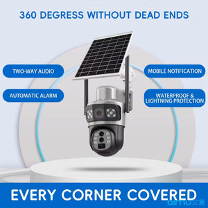 Caméra de Surveillance Solaire PTZ HD – 4G/WiF