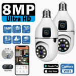 Caméra Ampoule Double Vision 360° - Meilleur Qualité