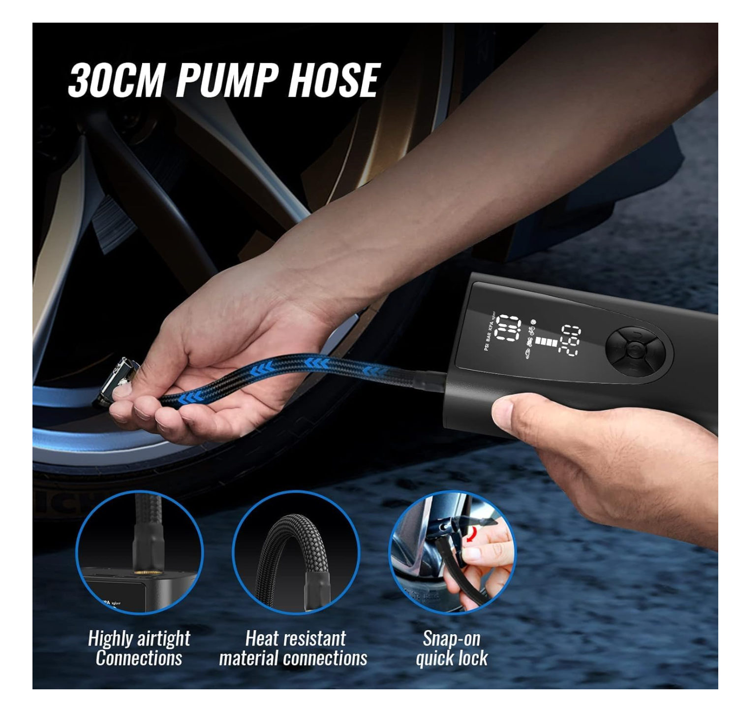 Mini Pompe à Air Électrique - Toujours prête à l’emploi
