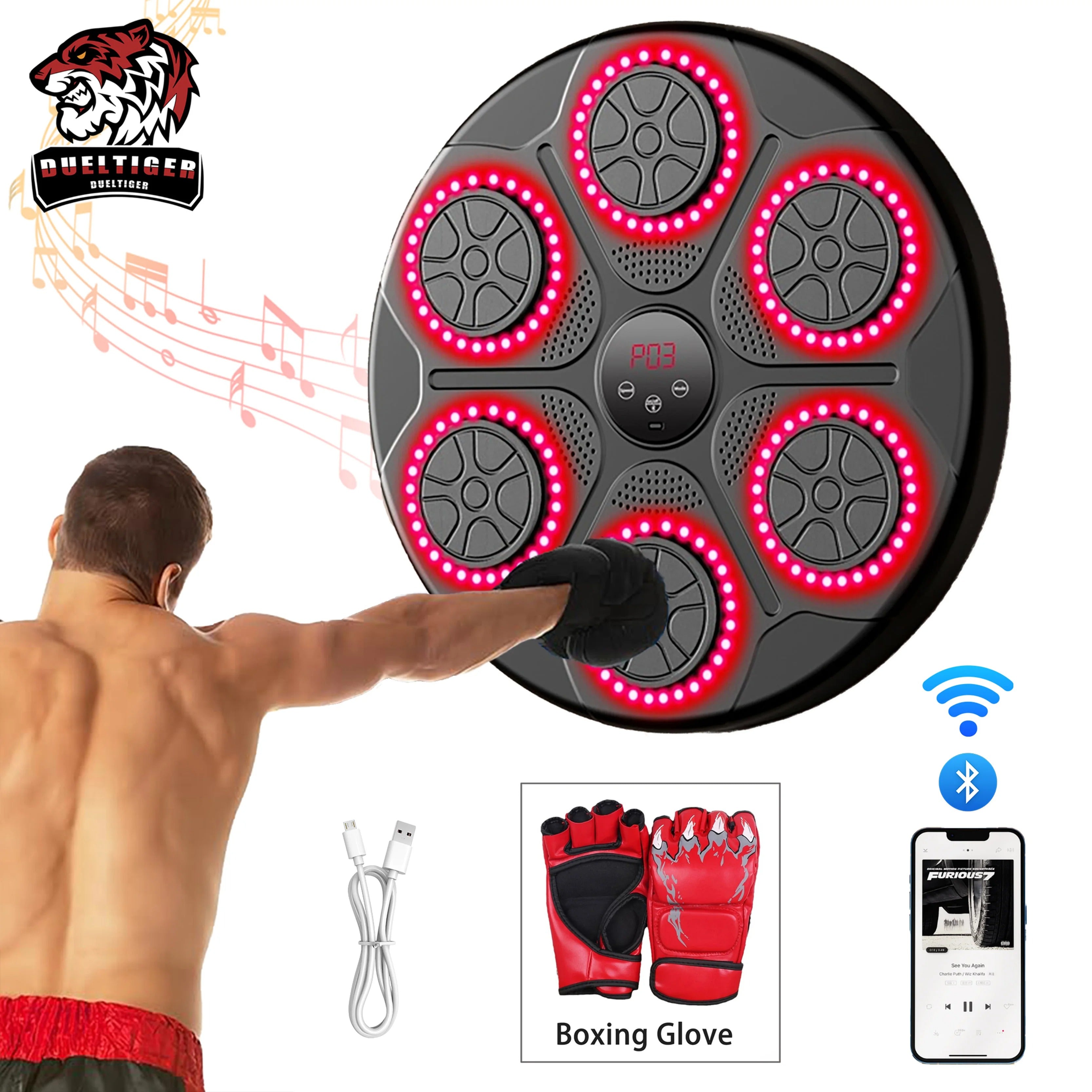 BoxPro™: Machine à musique Boxing